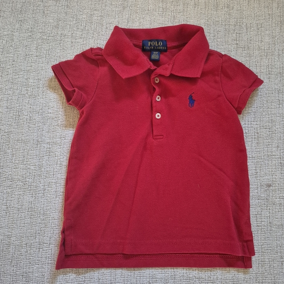 Polo by Ralph Lauren Kids Bright Red Polo Shirt - Picture 1 of 2